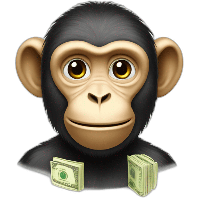 MONKEY WITH MONEY emoji