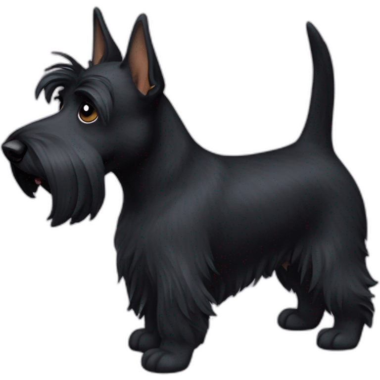 Scottish terrier tesla emoji