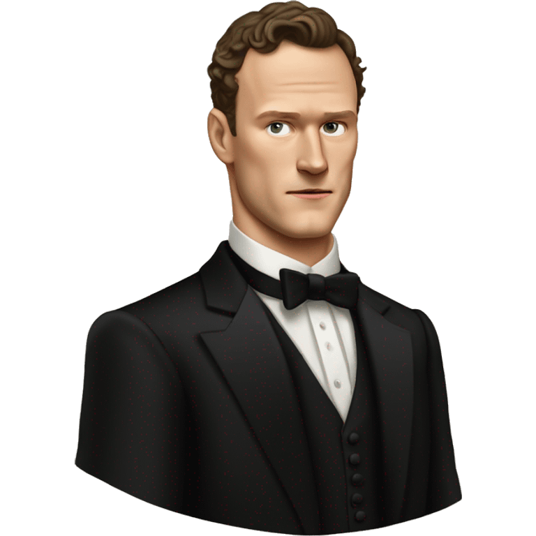 Jonathan Toews in black tuxedo; Renaissance art style emoji