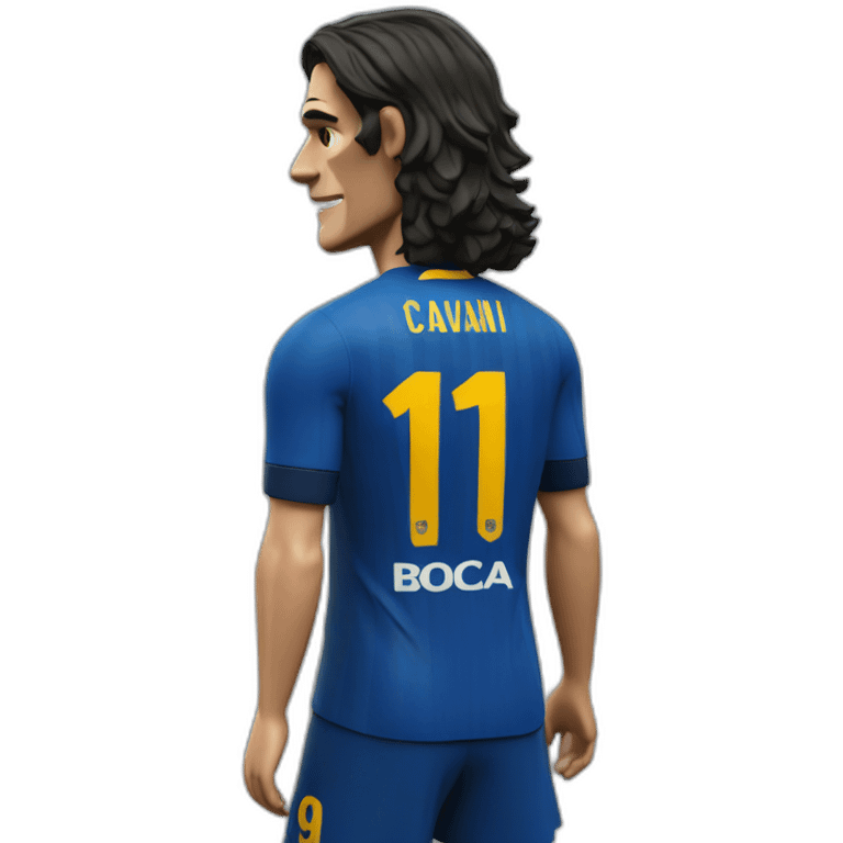 Cavani boca football player emoji