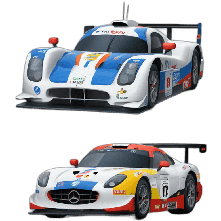 voitures de 24h du mans emoji