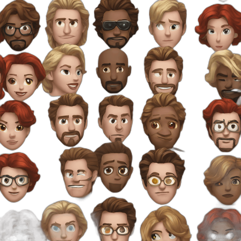 Spiderman marvel avengers movie realistic emoji