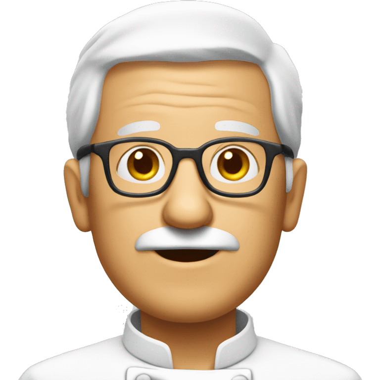 old man with glasses chef emoji