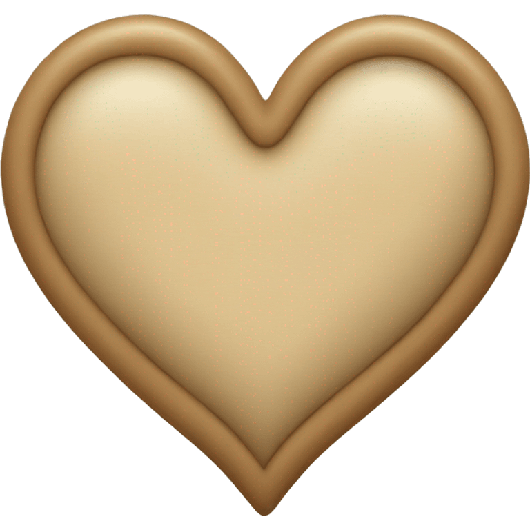 Beige Heart  emoji