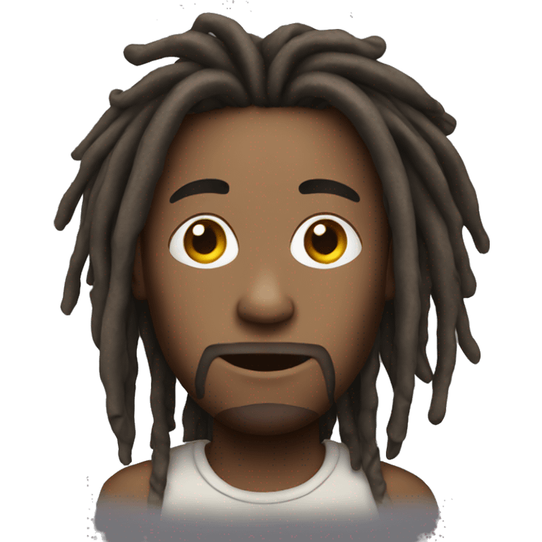 man with dreads emoji