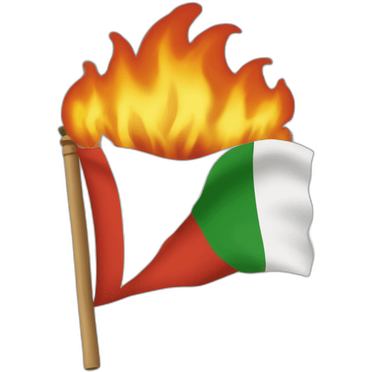 burning-flag-italy emoji