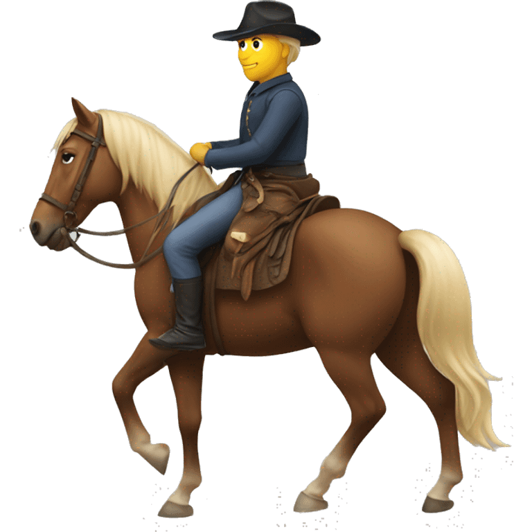 Man on horse emoji