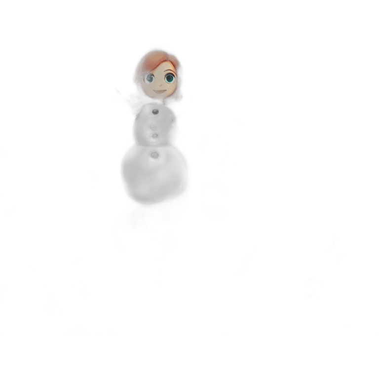 white-girl-red-hair-blue-eyes-snowman emoji