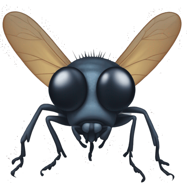 Psychopathic fly emoji