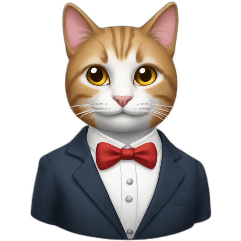 the cat in the president's suit emoji