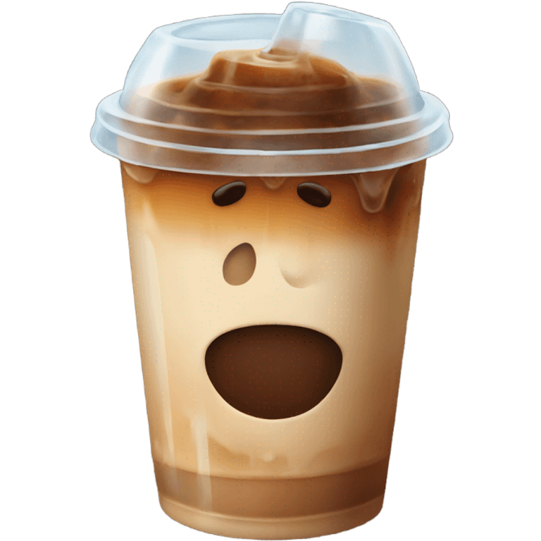 Iced coffee emoji