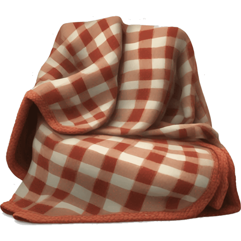 cozy plaid blanket emoji