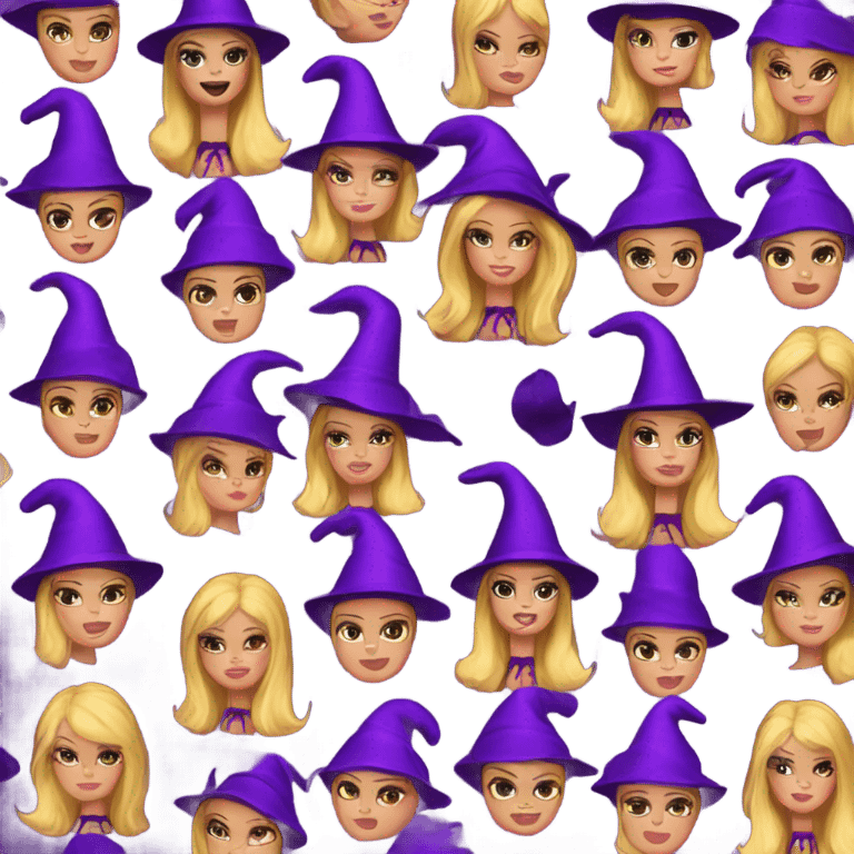 Barbie witch emoji