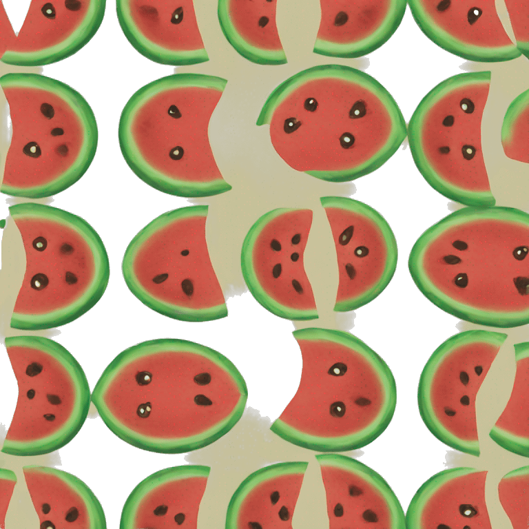 Angry watermelon emoji