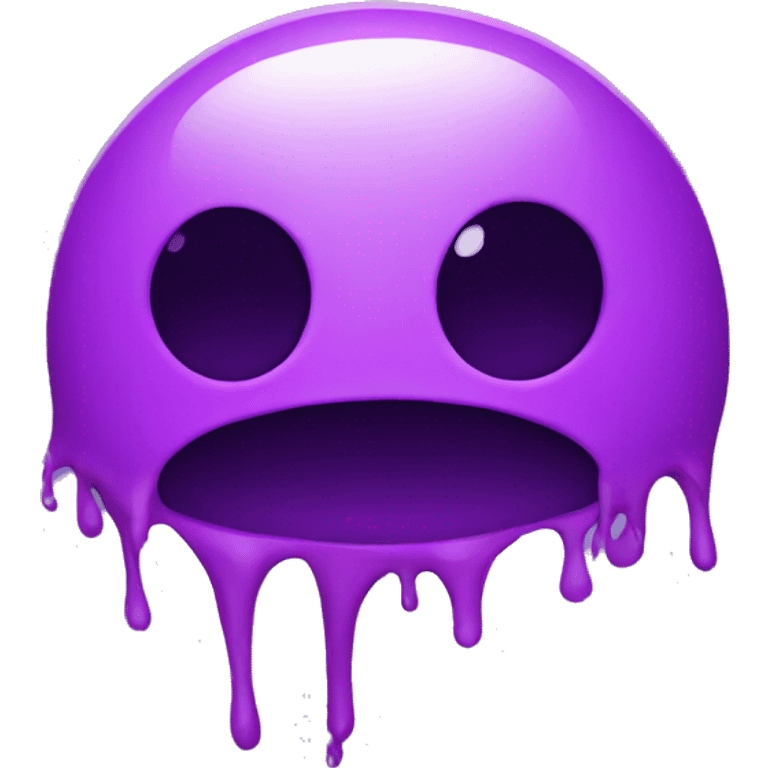 Purple splat emoji