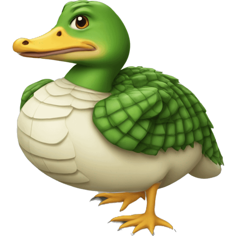 Crocodile duck emoji