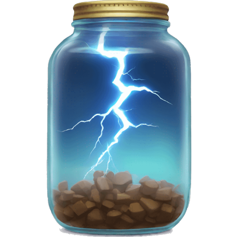 Lightning in a jar emoji