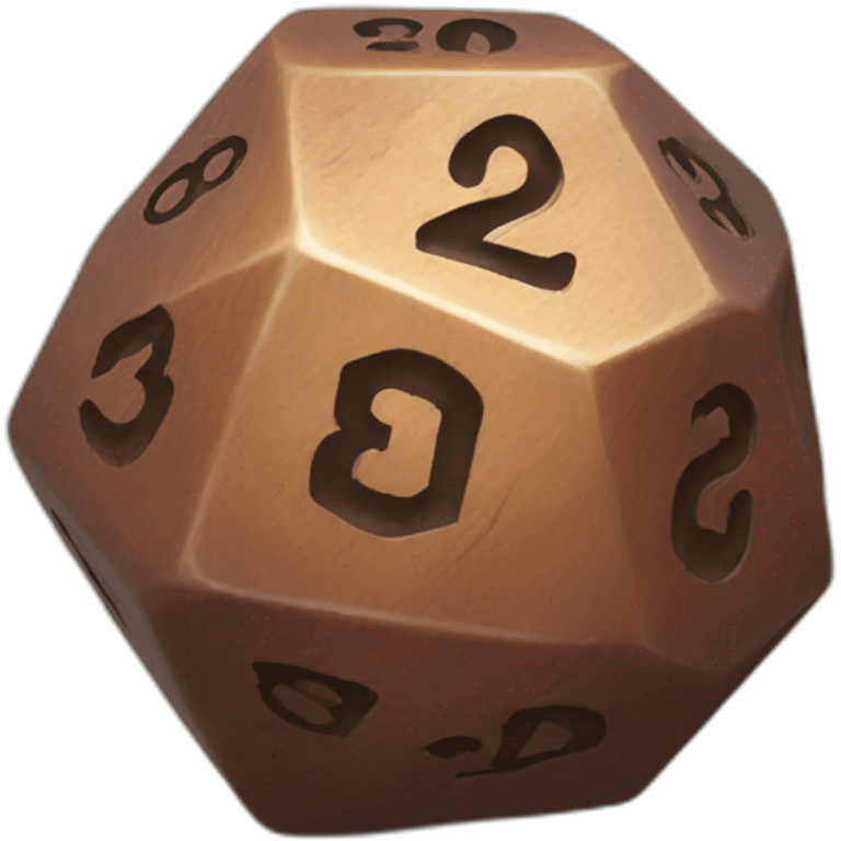 D20 Dice emoji