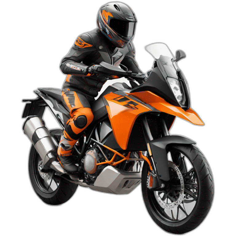 Moto KTM emoji