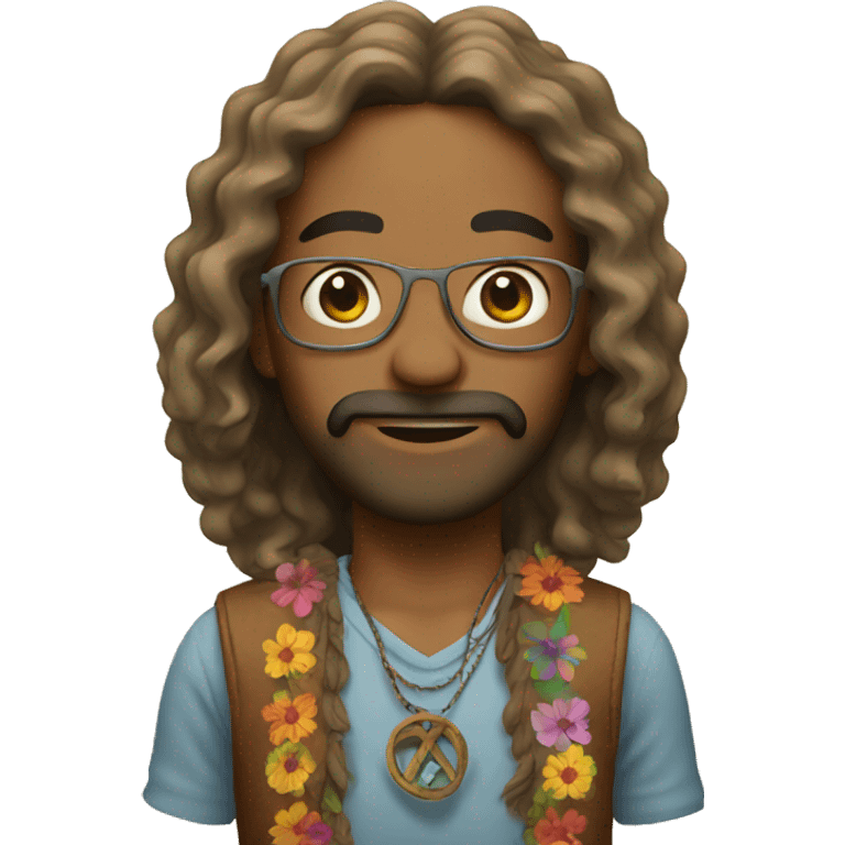 Hippie  emoji