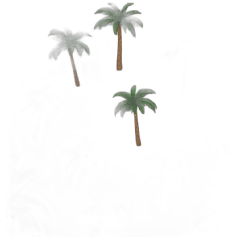 palm tree pink rombus background emoji