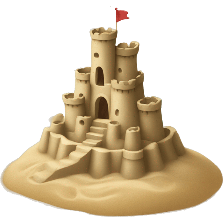 sand castle emoji