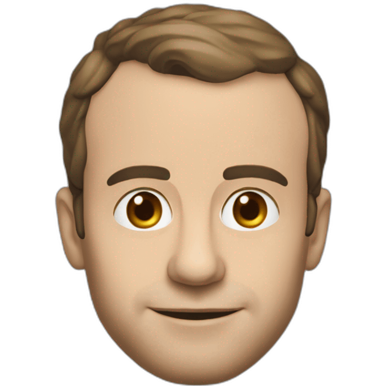 Macron avec un slip sur la tête emoji