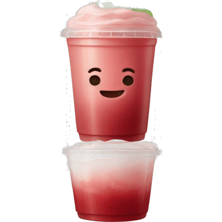 Starbucks strawberry drink emoji