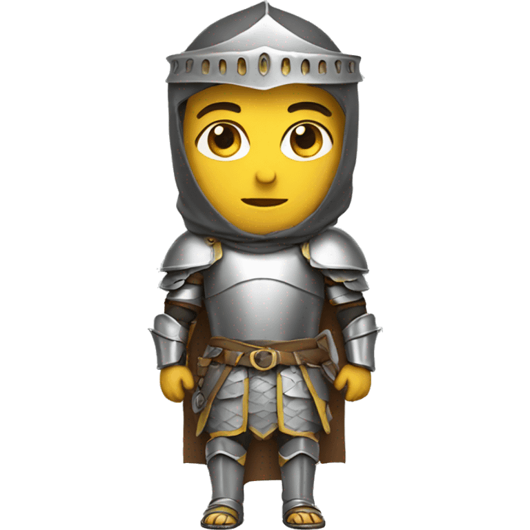 Arabic person with armor emoji