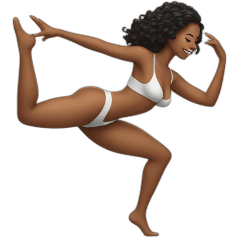 Sexy woman dancing emoji