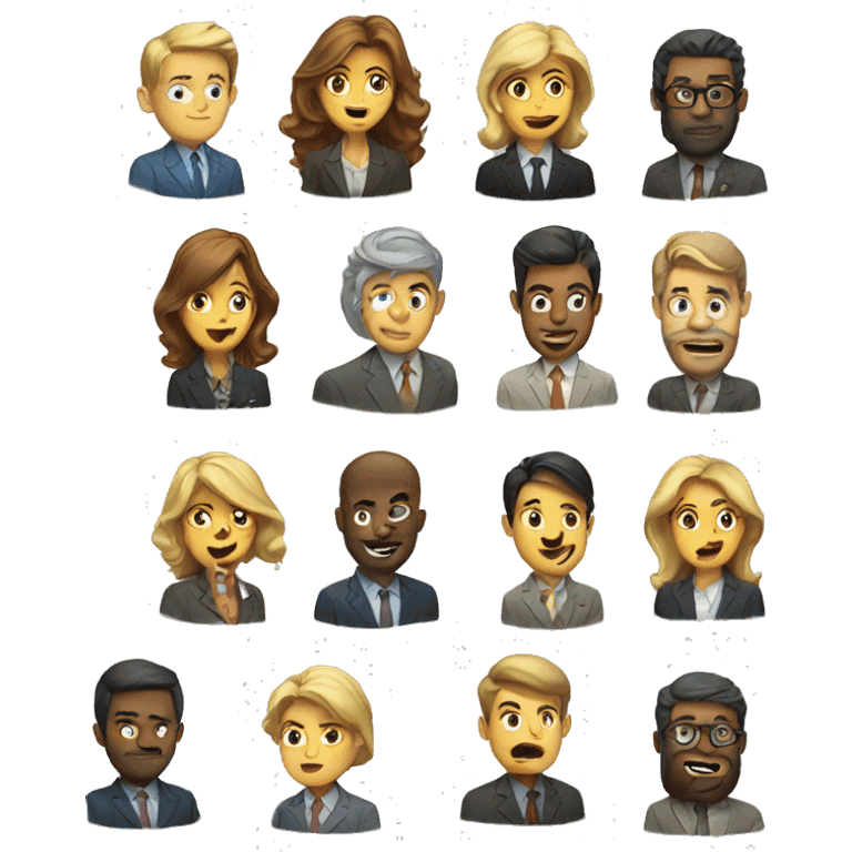 Cash problem solving team emoji