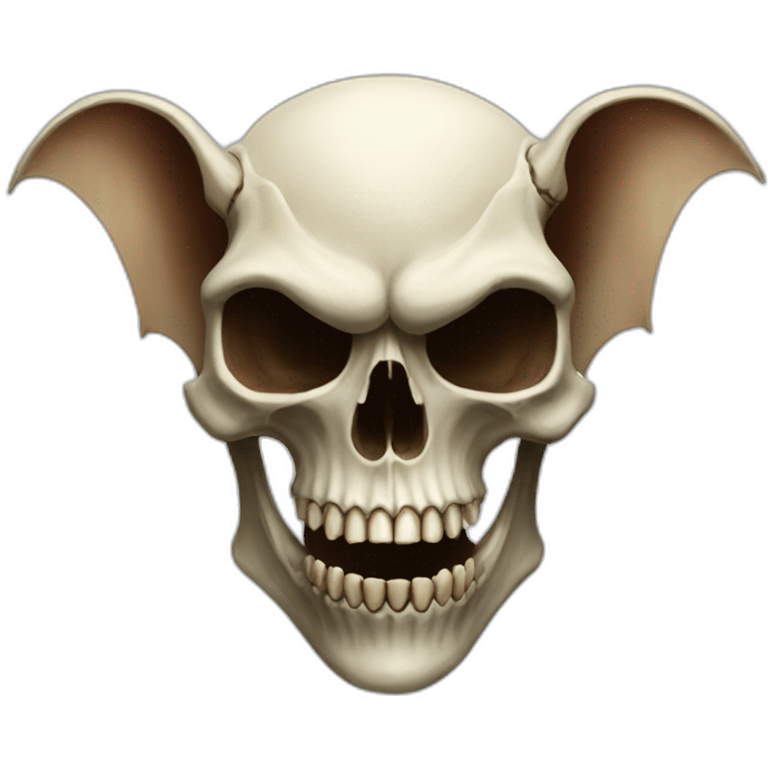 bat skull emoji