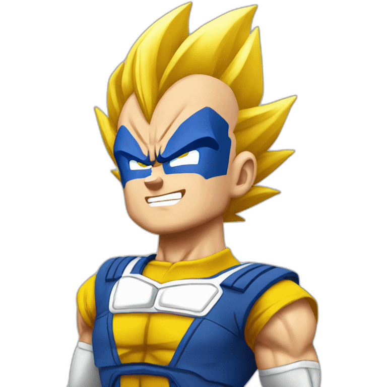 Vegeta en super saiyan emoji