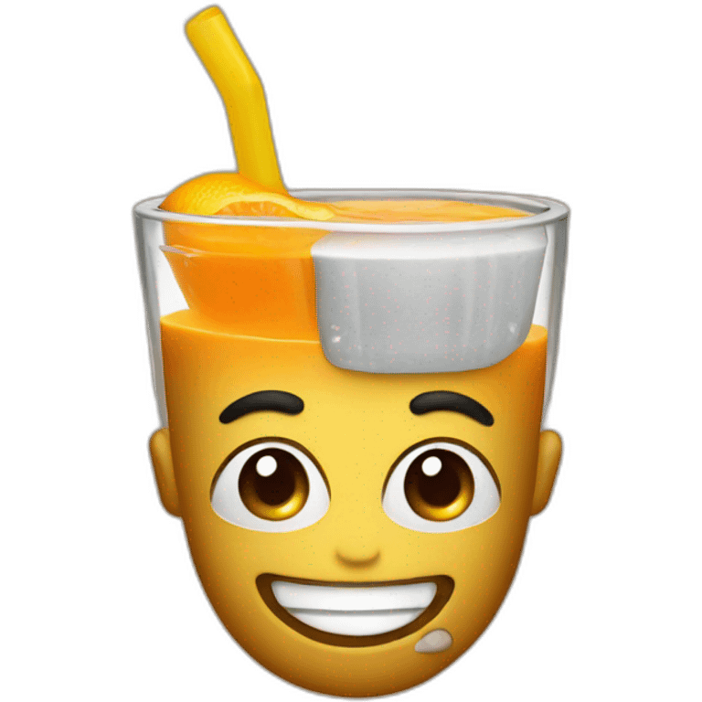 Mixing juices emoji