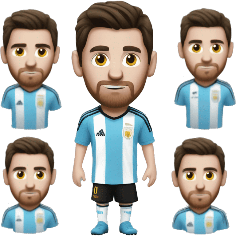 Messi played in Argentina  emoji