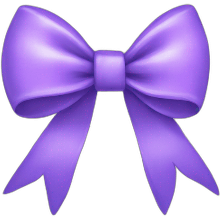 bow lavender emoji