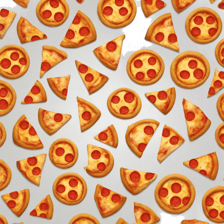 A delicious pizza emoji emoji