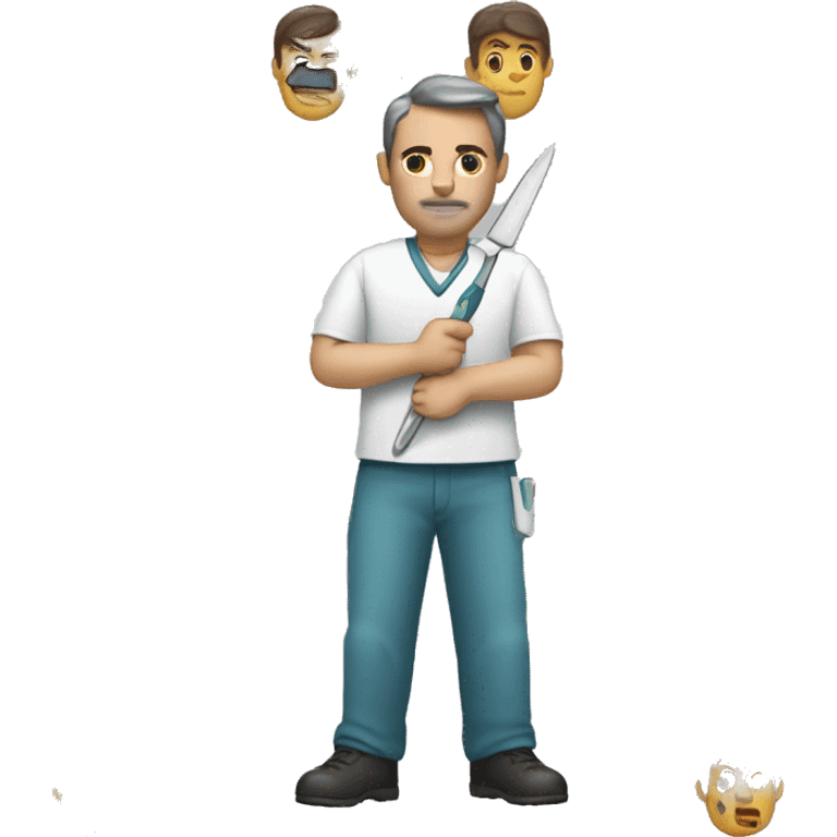 Man with scalpel emoji