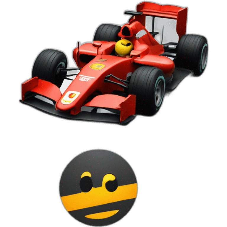 f1 avec 5 roue emoji