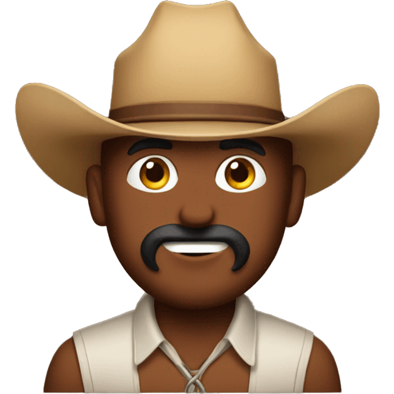 Meatball cowboy emoji