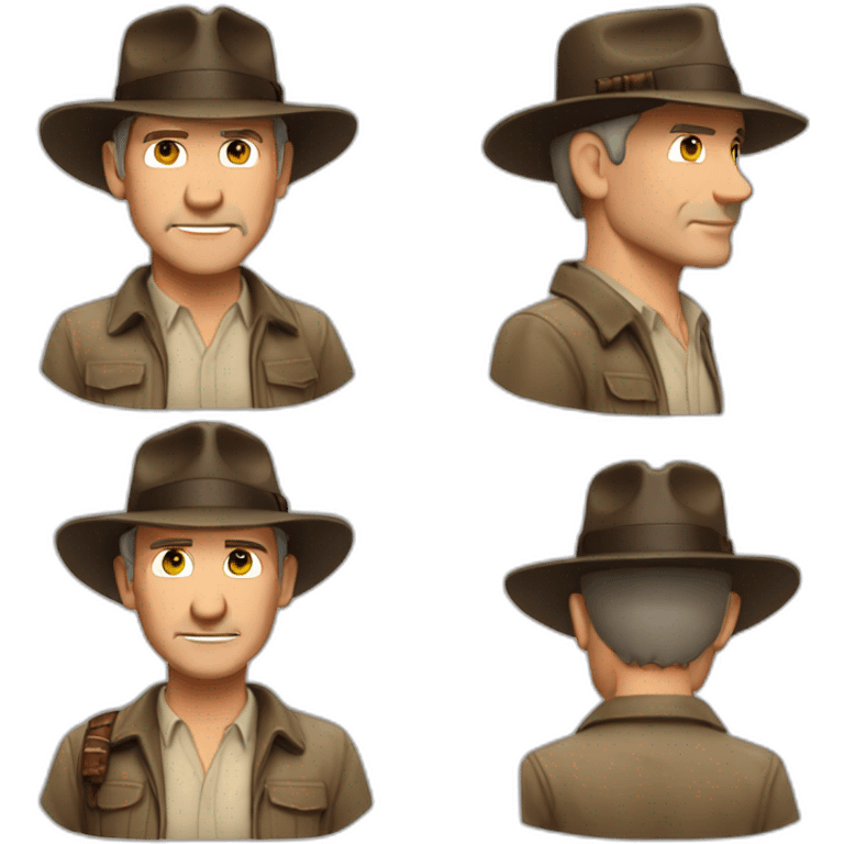 Harrison Ford as Indiana Jones emoji