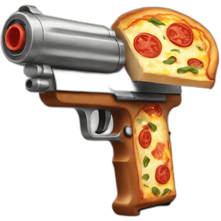 Weaponized Pizza Gun emoji