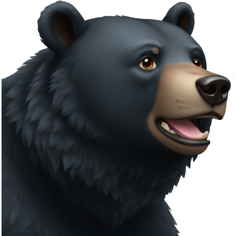 black bear emoji