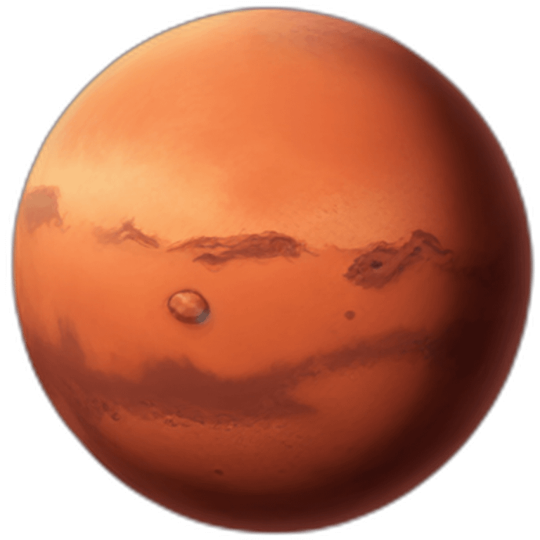 Mars planet emoji