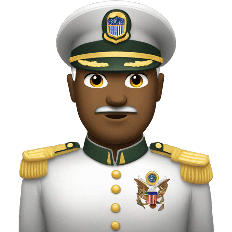 white general of army usa angry emoji