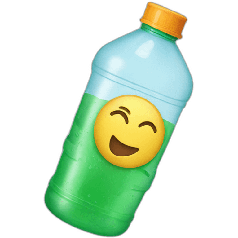 Waste plastic bottle emoji