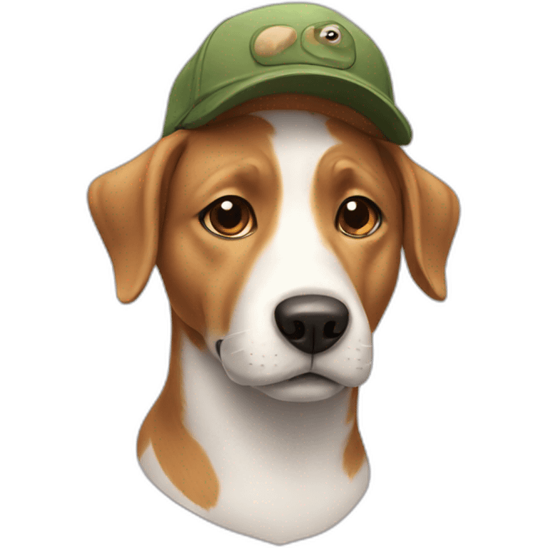 dog with cap emoji