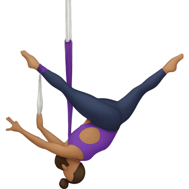 Aerial silks emoji