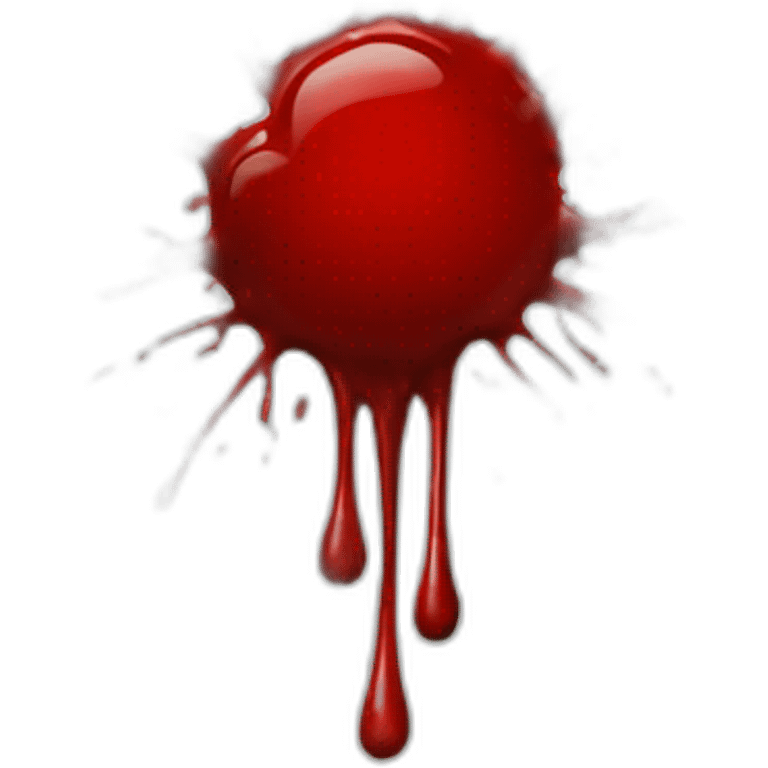 blood splatter emoji