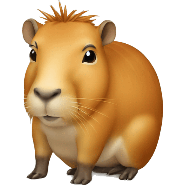 Capivara tomando cerveja  emoji